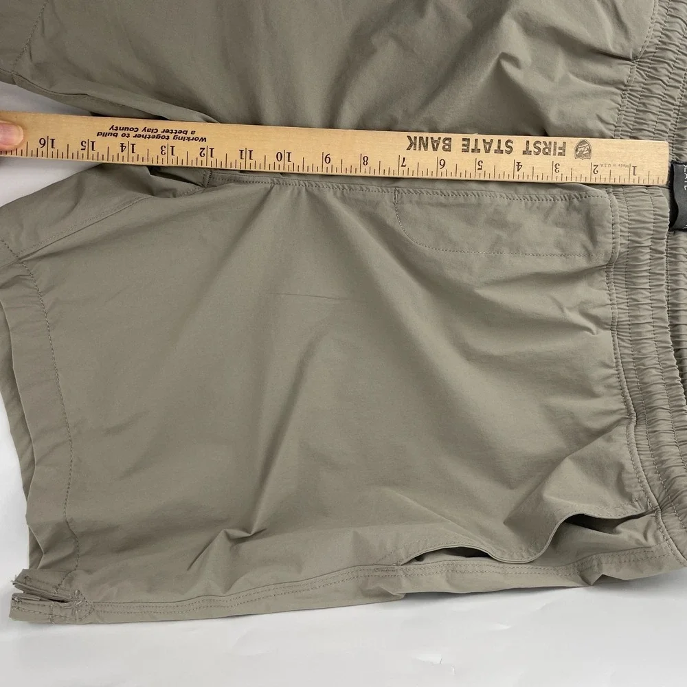 Slate‎ & Stone Mens XXL Swim Trunks Beige Elastic Waist Mesh Lined Nylon 6.5
